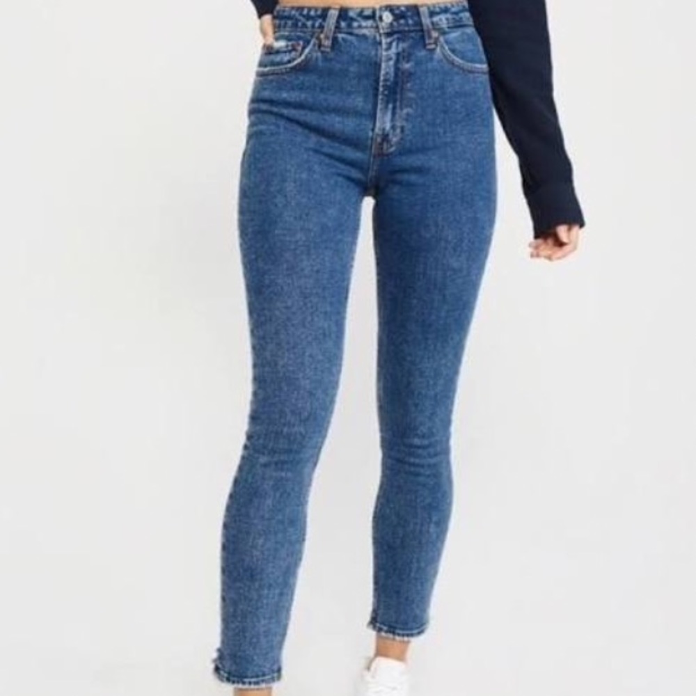 Sz 29 ABERCROMBIE & FITCH High-Rise Slim Jeans Simone